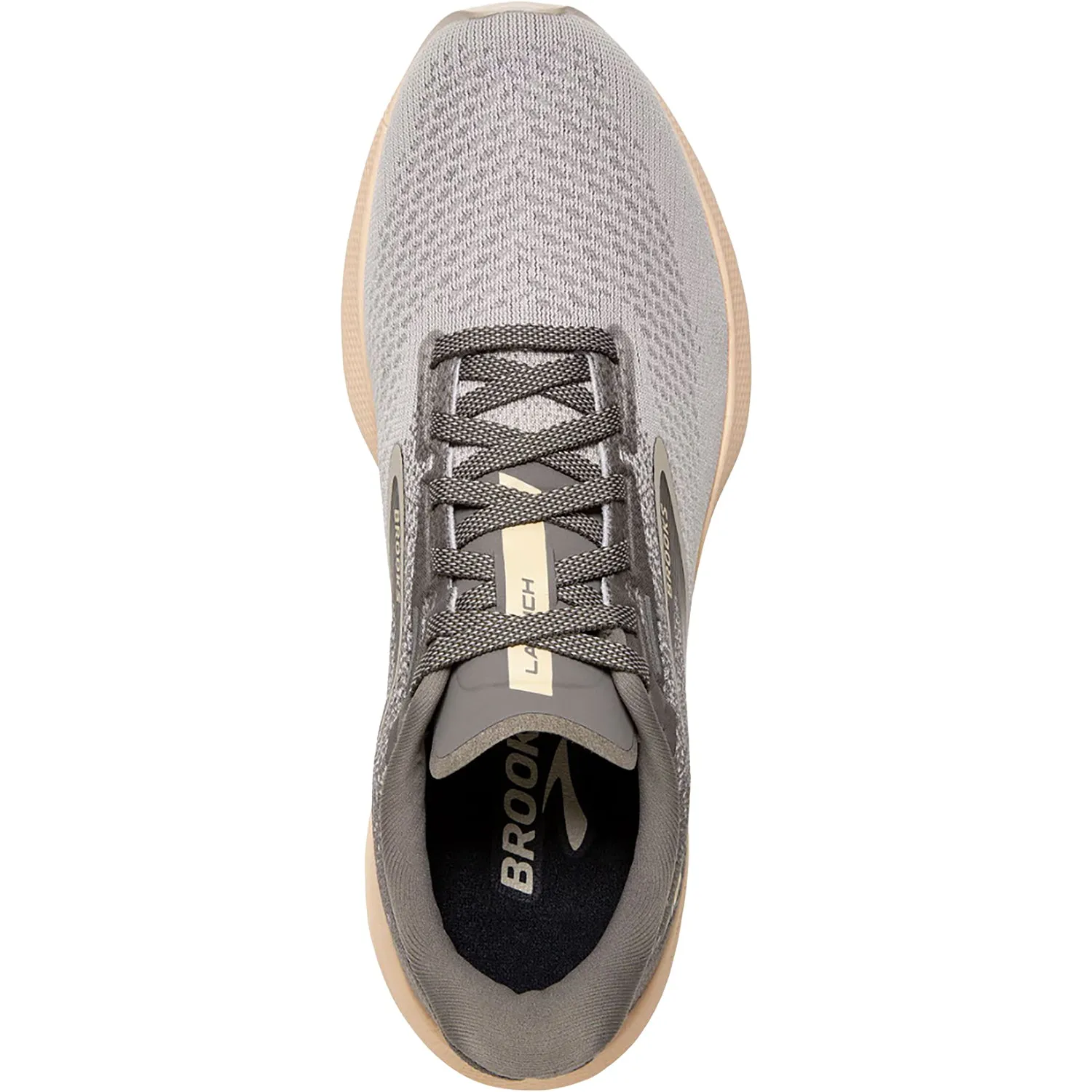 Women's Brooks Launch 10 Grey/Pale Peach Mesh