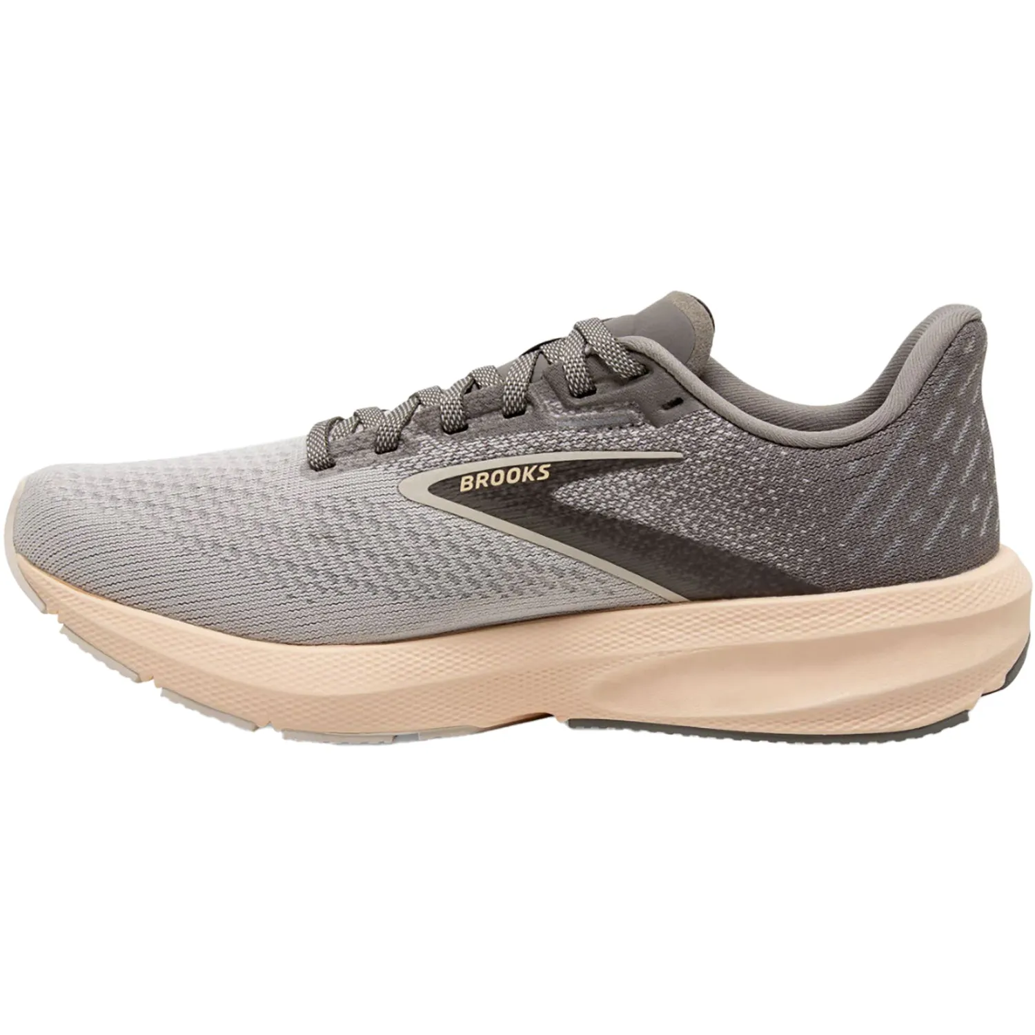 Women's Brooks Launch 10 Grey/Pale Peach Mesh