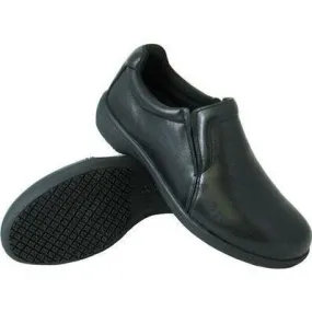 WOMEN'S GENUINE GRIP SOFT  BLACK S/R SLIP ON GG410